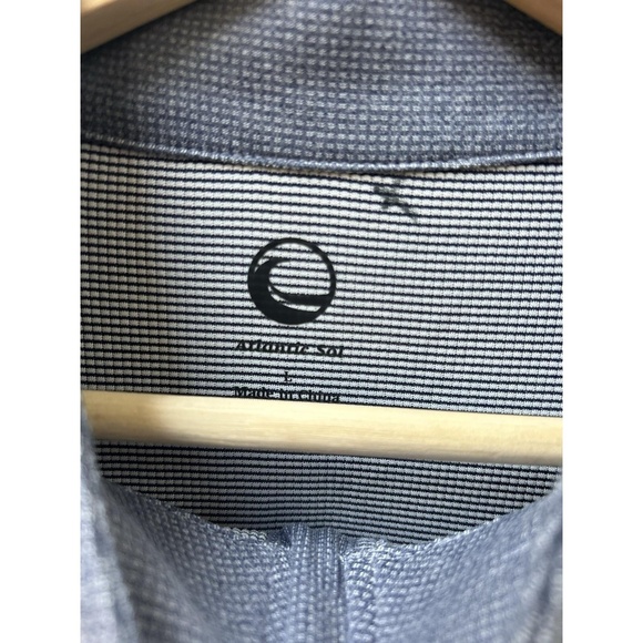 NWT Mens Atlantic Sol Daybreak Blue Coastal 1/4 Zip Pullover Shirt Size Large - Picture 3 of 6